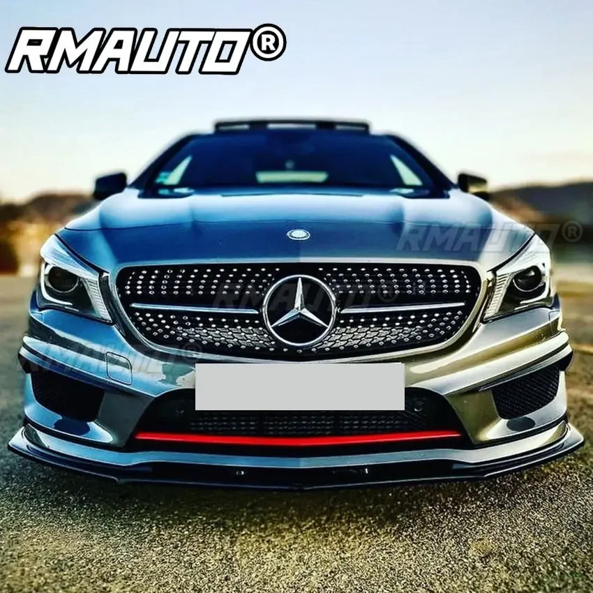 

Автомобильный передний бампер, спойлер, диффузор, бампер, сплиттер, защита, комплект кузова для Mercedes Benz CLA C117 AMG CLA45 2013-2015, аксессуары
