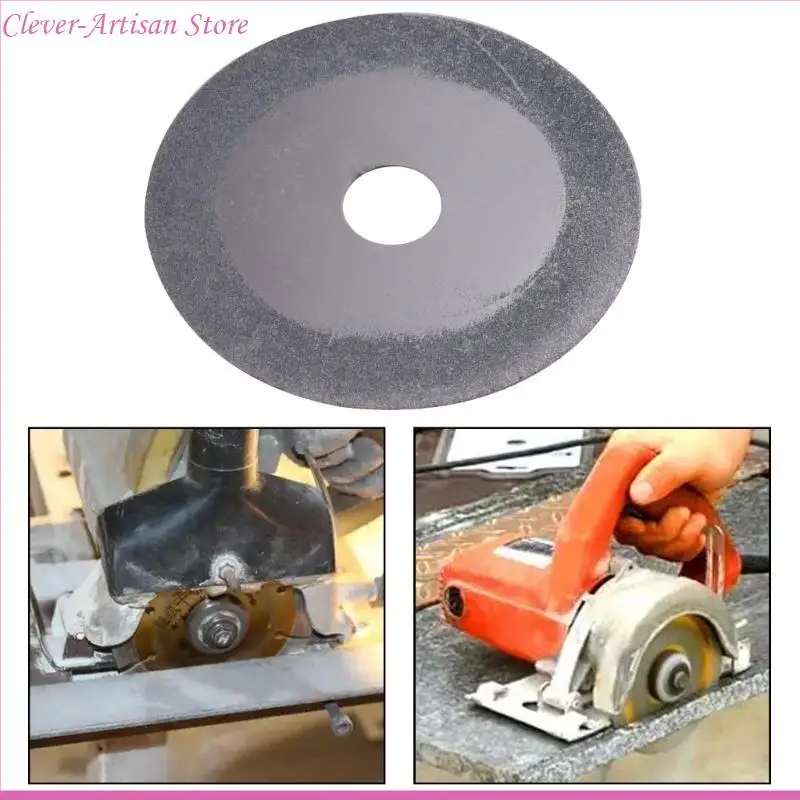 E06B 100 mm 4 "Discos con recubrimiento diamantes Cosa piedra vidrio molinera rueda plana