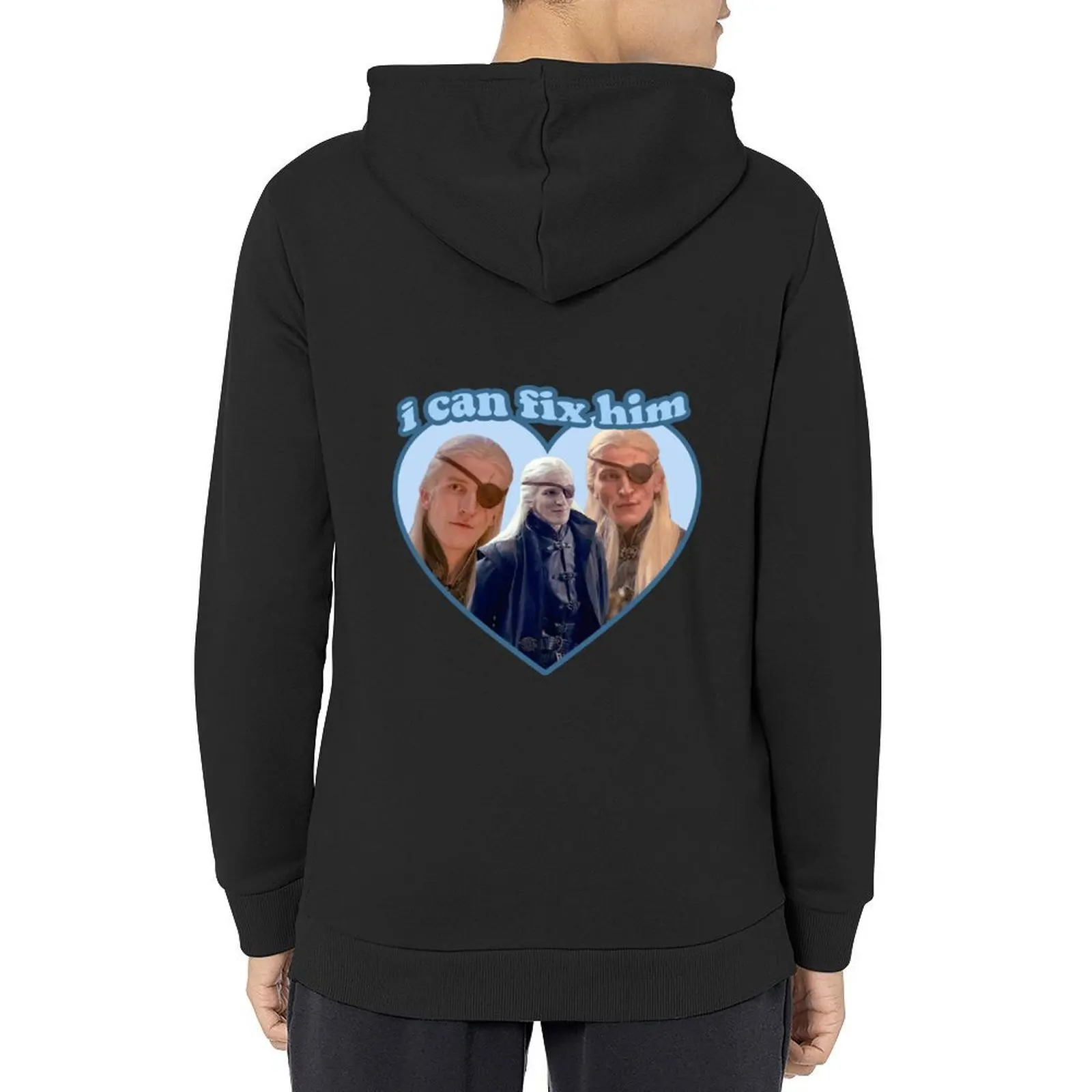 Puede arreglarlo aemond targaryen Sudadera con capucha ropa de hombre ropa de invierno abrigo de hombre ropa de otoño coreana sudaderas con capucha de diseñador