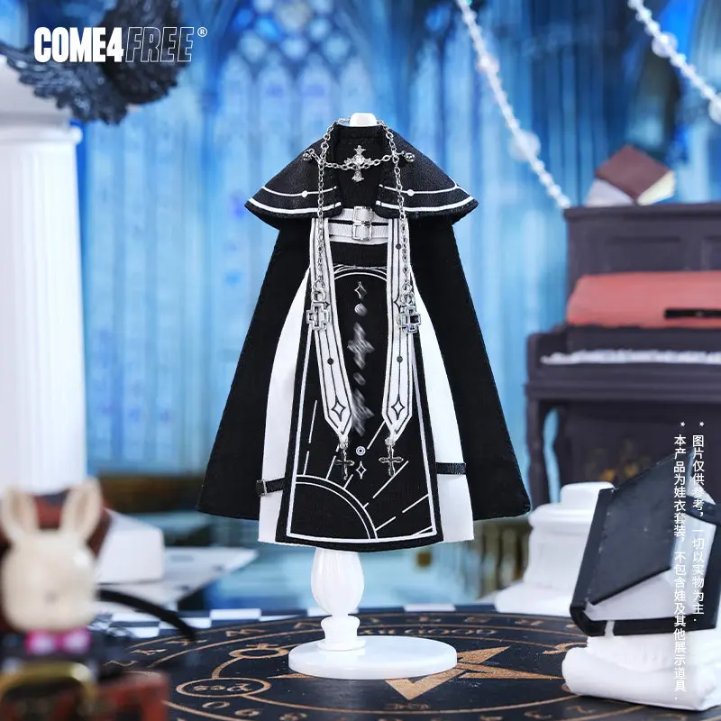 

Комплект одежды для кукол BJD Come4free Fairy Tale Series: юбки и аксессуары с перьями ворона, 12 предметов