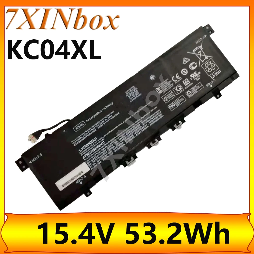 

7XINbox KC04XL 15.4V 53.2Wh original laptop battery for HP ENVY 13 x360 PC 13 13-ah0001la HSTNN-DB8P L08544-2B1 L08496-855