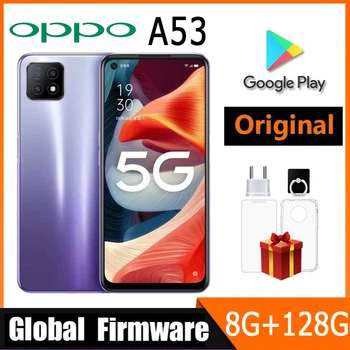 OPPO A53 5G 스마트폰 글로벌 펌웨어, MTk 디멘시티 720, 구글 플레이 후면 카메라, 16MP