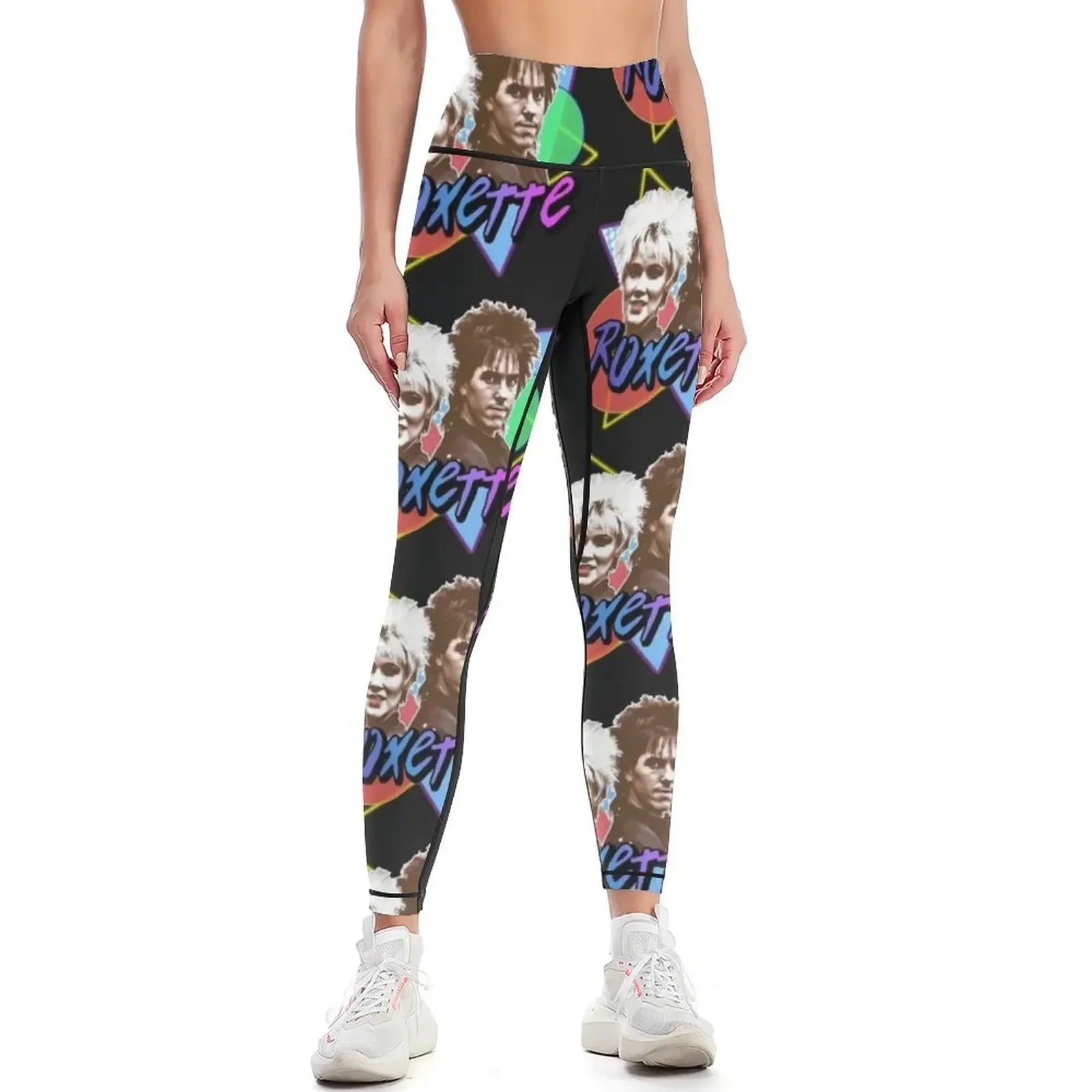 

Roxette Pop Rock 80s Retro Style FanArt Leggings gym sportswear woman leggins push up woman Golf wear Womens Leggings
