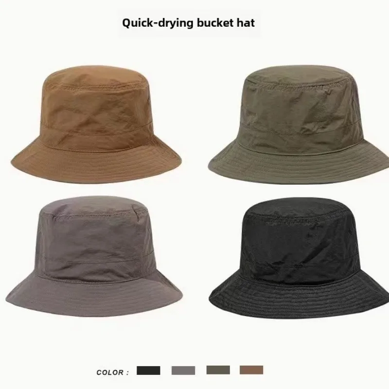 

Korean Version Japanese Camping Fisherman Hat Men Women Basin Hat Outdoor Quick-drying Waterproof Summer Sun Bucket Hat