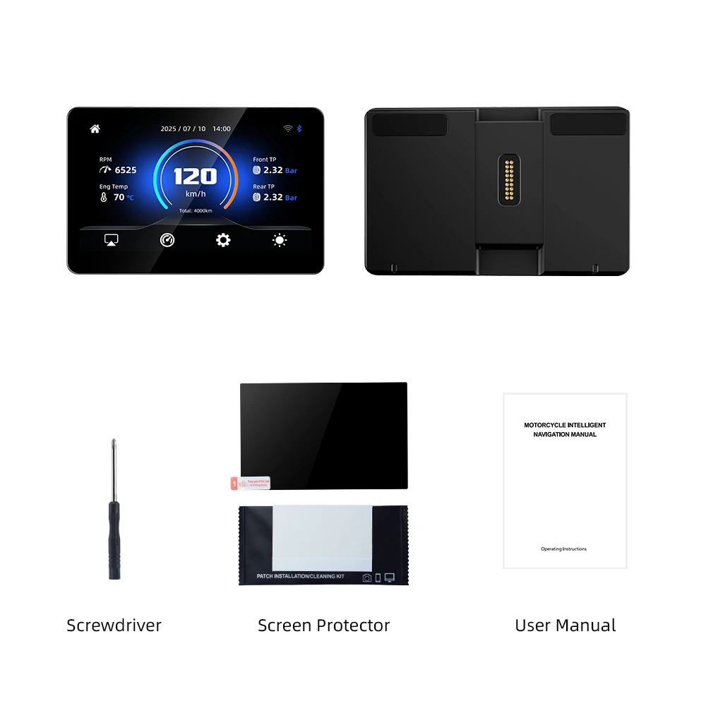 EKIY 6.2 inch motorfiets CarPlay voor BMW R1200GS R1250GS ADV draadloze CarPlay Android Auto digitaal dashboard motorfiets scherm