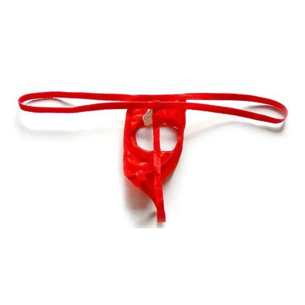 New Men Sexy T-shaped G-String Thong Elastic Breathing Pouch T-Back Jockstrap Underpants Hollow Solid Erotic Thin Male Thongs