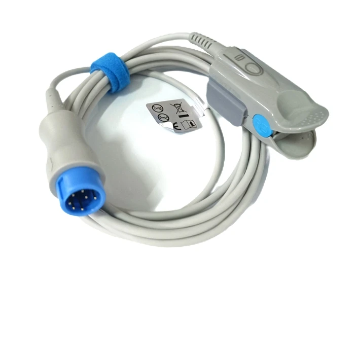 

SPO2 Probe 300cm Adult Clip Mindrays Beneviews T5 Spo2 Sensor