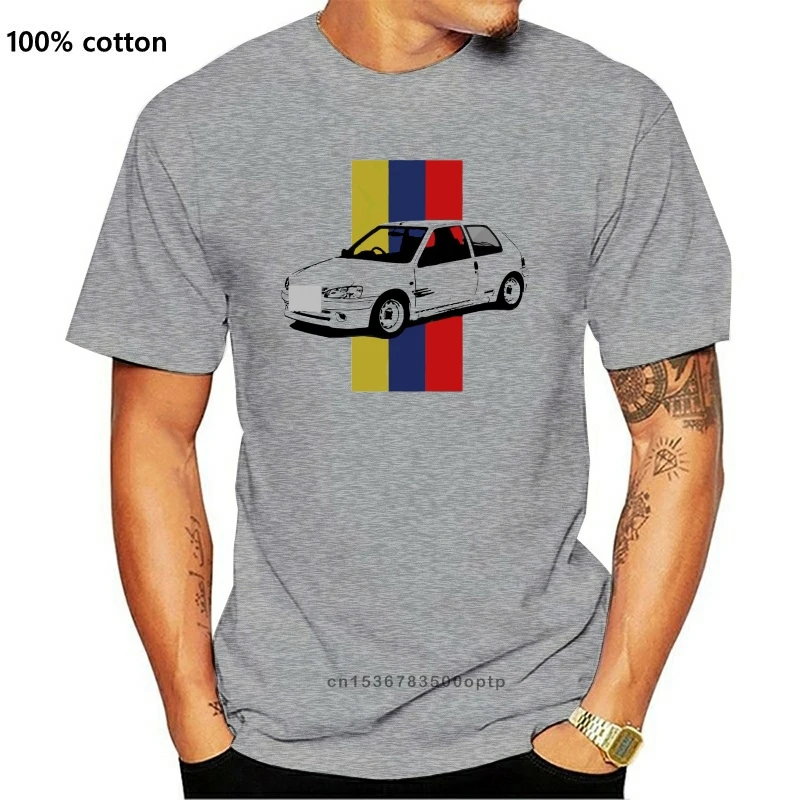 

Fashion New Top Tees T shirts 106 Rallye Stripe Mens White Tshirt - Personalised plate available T shirt