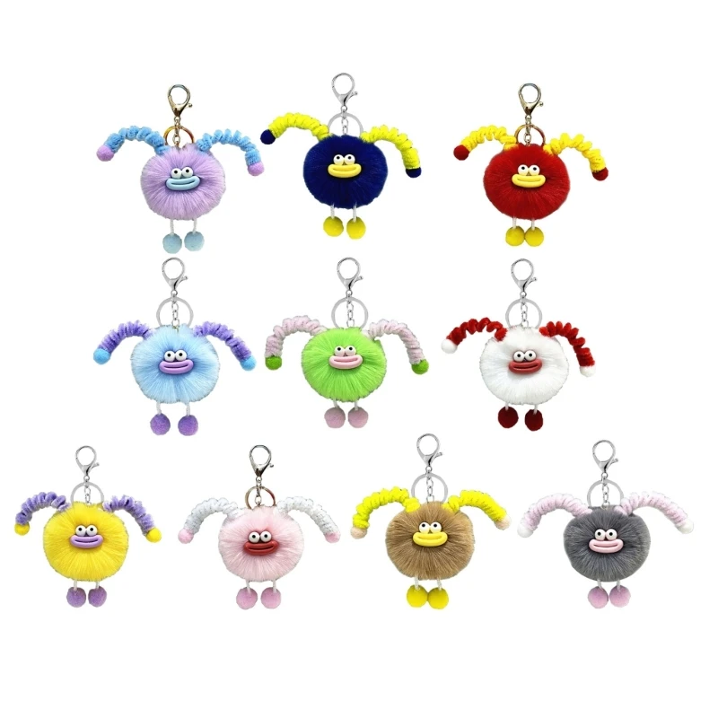 Stylish Sausage Mouth Toy Keychain Charm Sturdy Plush Gifts for Adults Drop shipping
