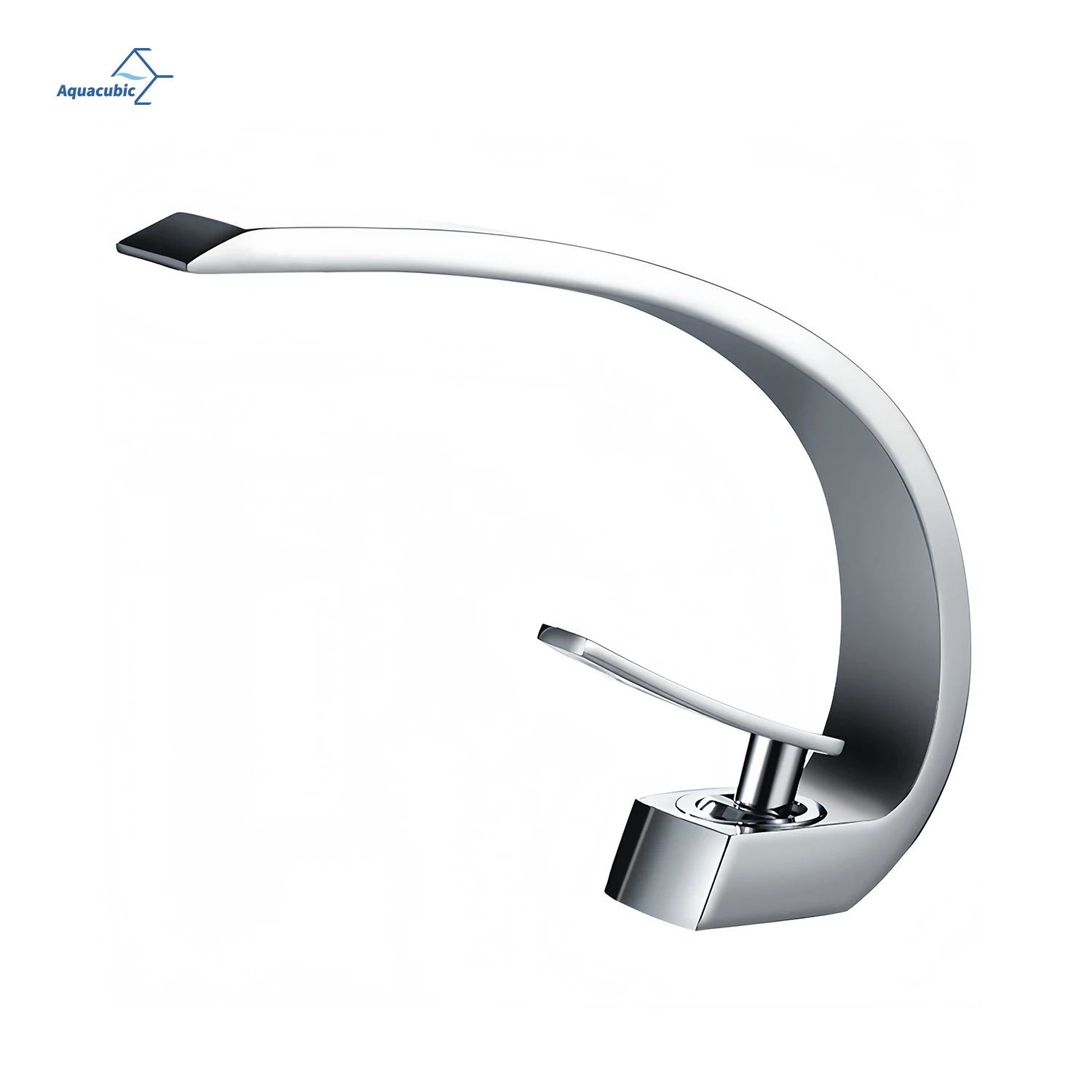 

Luxury Single Handle Basin Hot Cold Water Spout Brass Bath Faucet for Hotels Living Rooms Wholesale