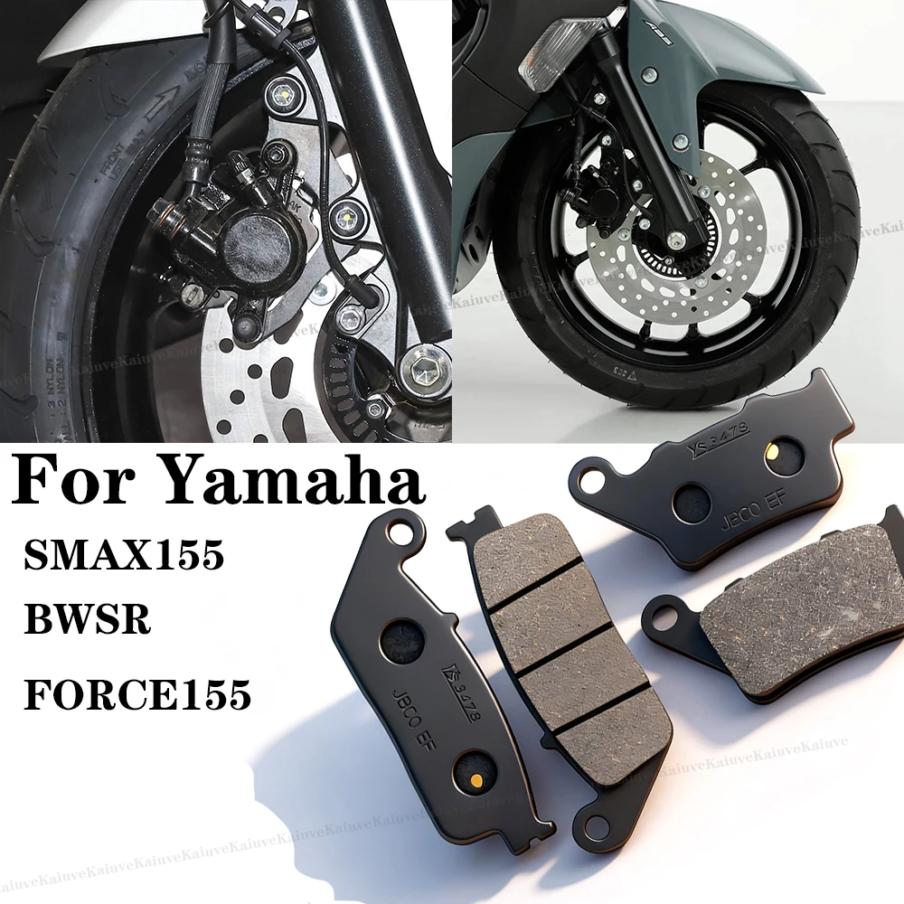 

2PCS Motorcycle Brake Pads Ceramic For Yamaha SMAX155 BWSR FORCE155 Front and Rear Brake Pads System Accessories