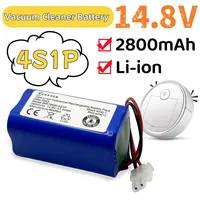 100% New 4S1P 14.8V 2800mAh Lithium ion Rechargeable Battery Pack Suitable for Sweeping Robotic Vacuum Cleaner Battery