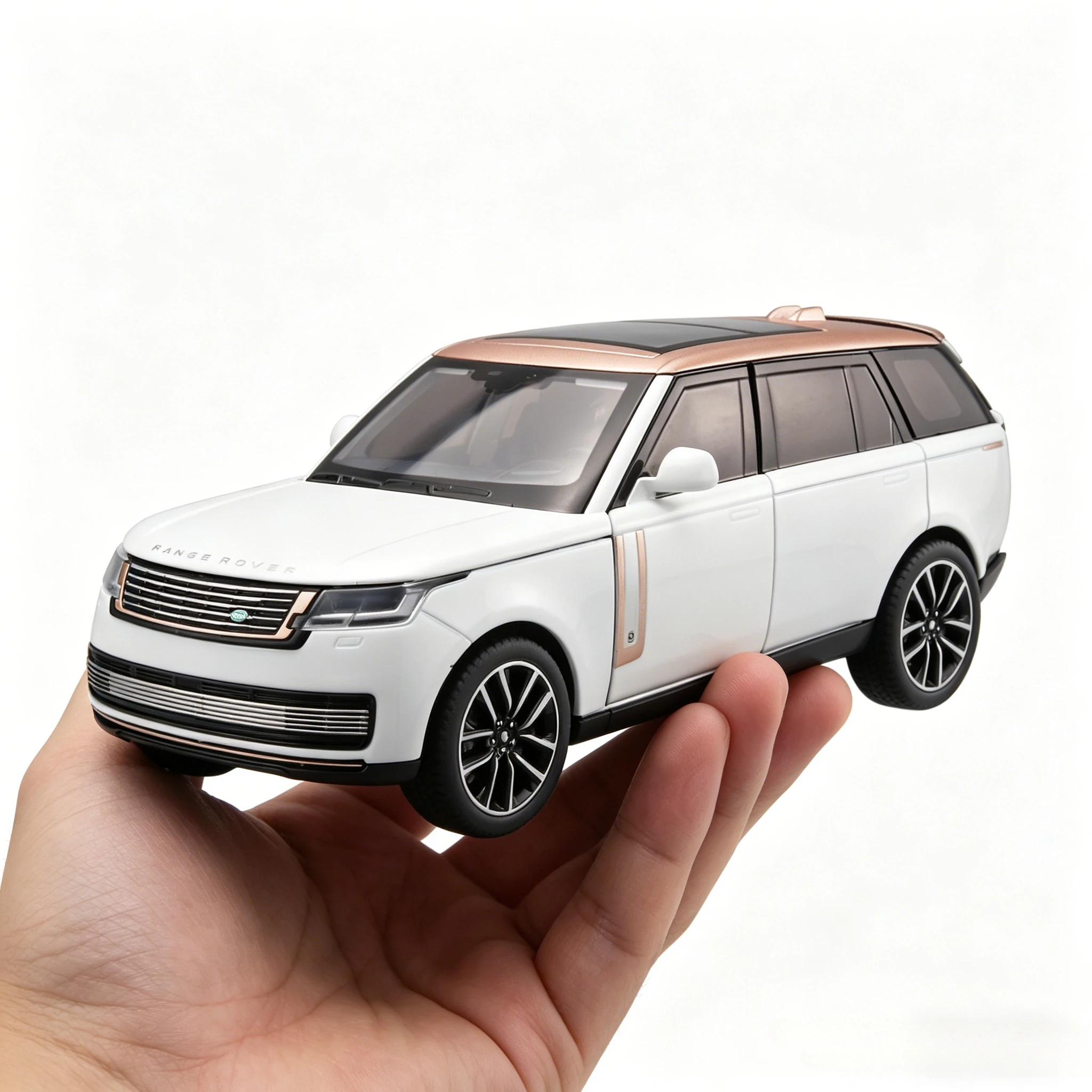 

1:32 SV 2022 SUV Model Toy Car Alloy Diecast Pull Back 6 Doors Opened Sound Light Simulation SUV for Kids Gifts