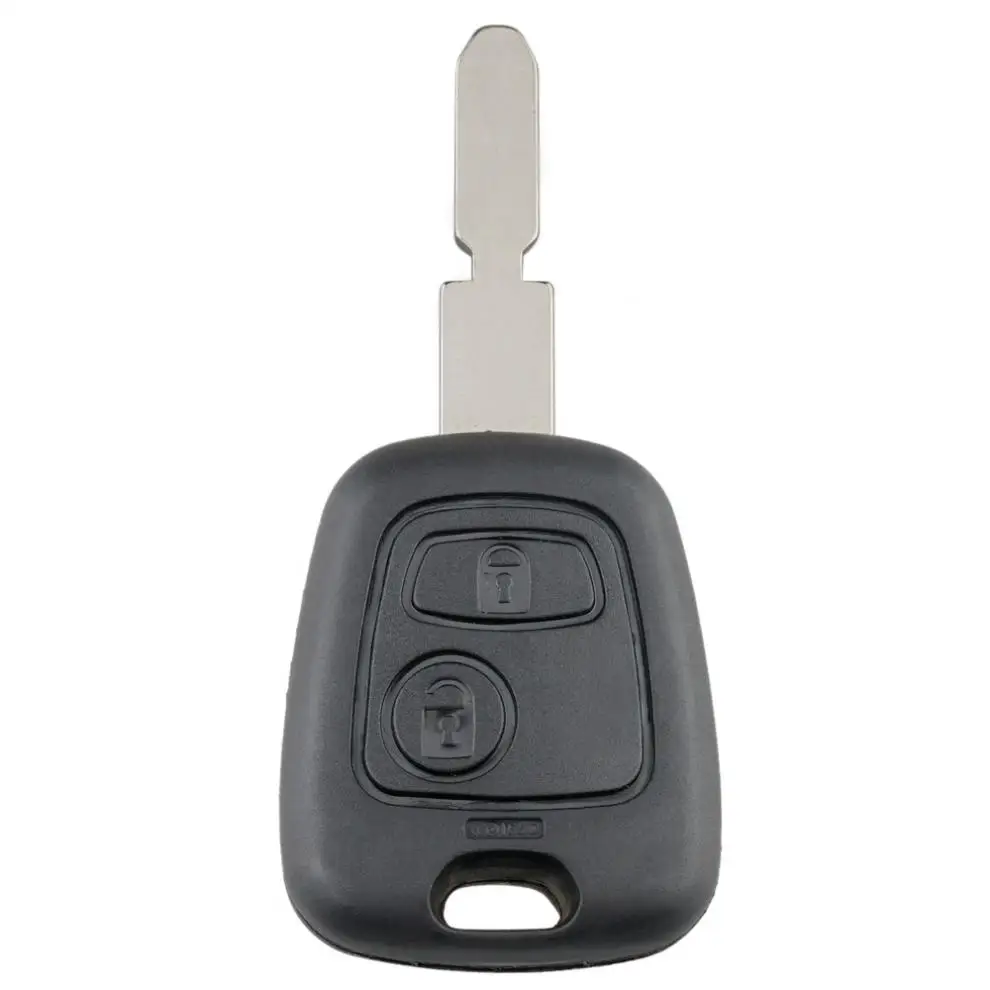 433Mhz 2Buttons Car Remote key with ID46 / PCF7961 Chip and NE78 Blade Fit for Peugeot 406 407 408 607