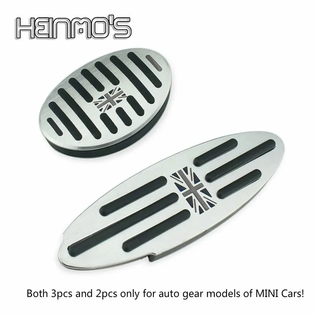 Foot Rest Pedal Sticker for Mini Cooper One S R50 R52 R53 R55 R56 R60 R61 F55 F56 F54 F60 Countryman Clubman Accessories 2/3PCS