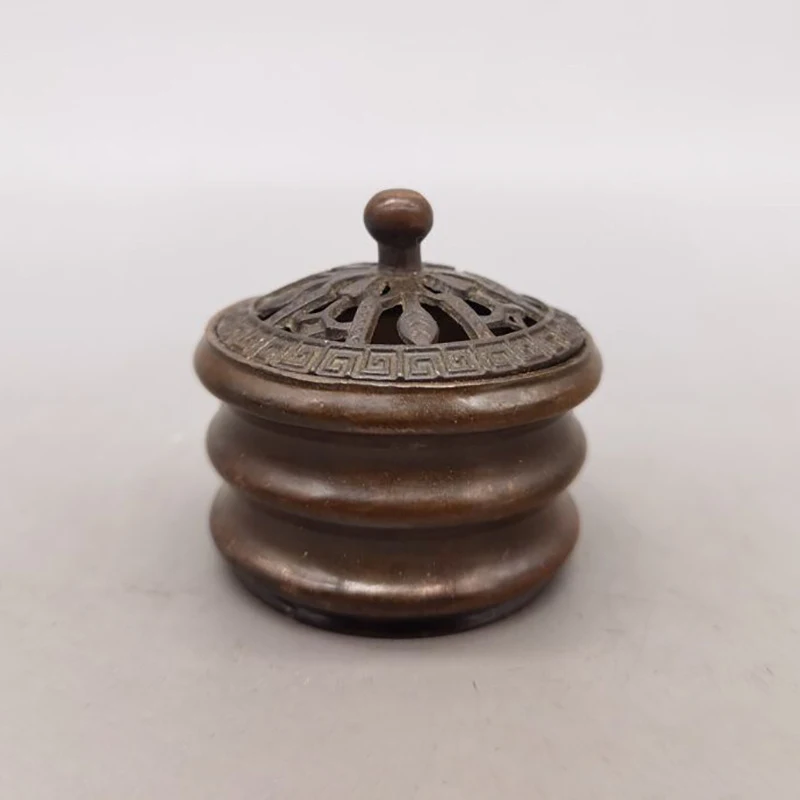 Antique Bronze Collectibles: Small , Home Item, Burner, Decorative Brass Incense Bu