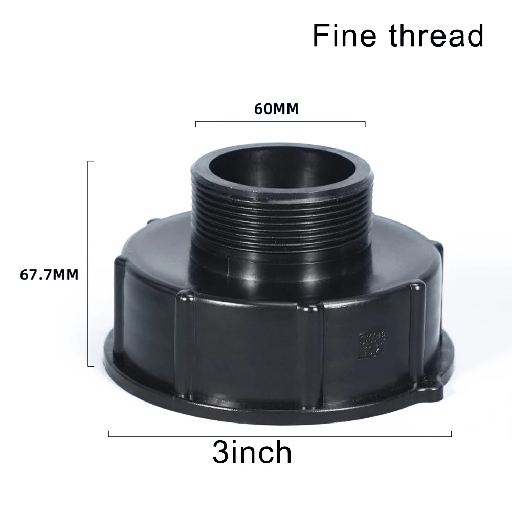1pc Ton Box Connector Coarse/Fine Threads Available For IBC Adapter 100mm To 60mm Reduce S100xS60 For Ton Container Connector
