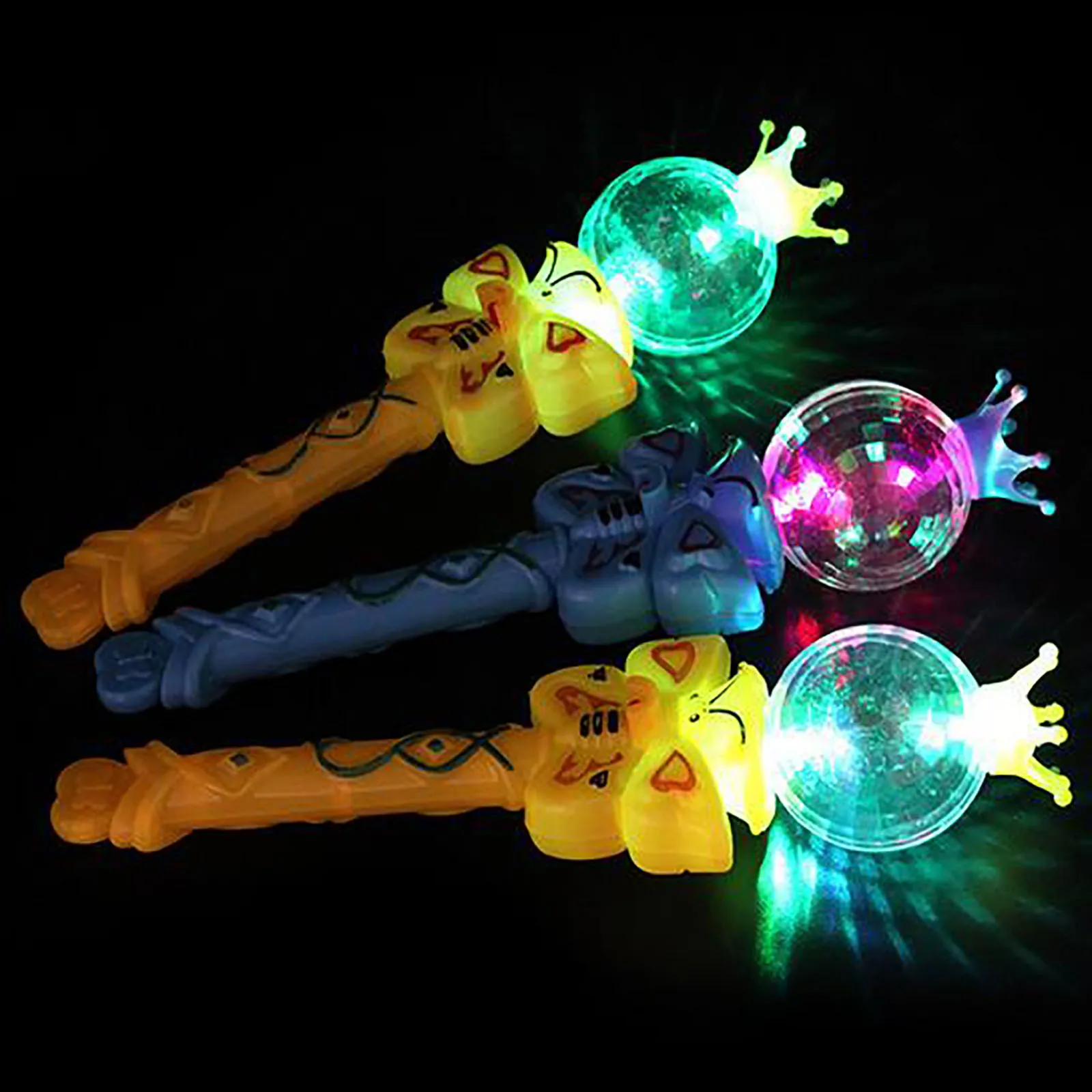 Festa per i più piccoli 1-3 Festa luminosa Mini Proiezione Illuminazione Simulazione Bacchetta di compleanno Starlight Mini Blind