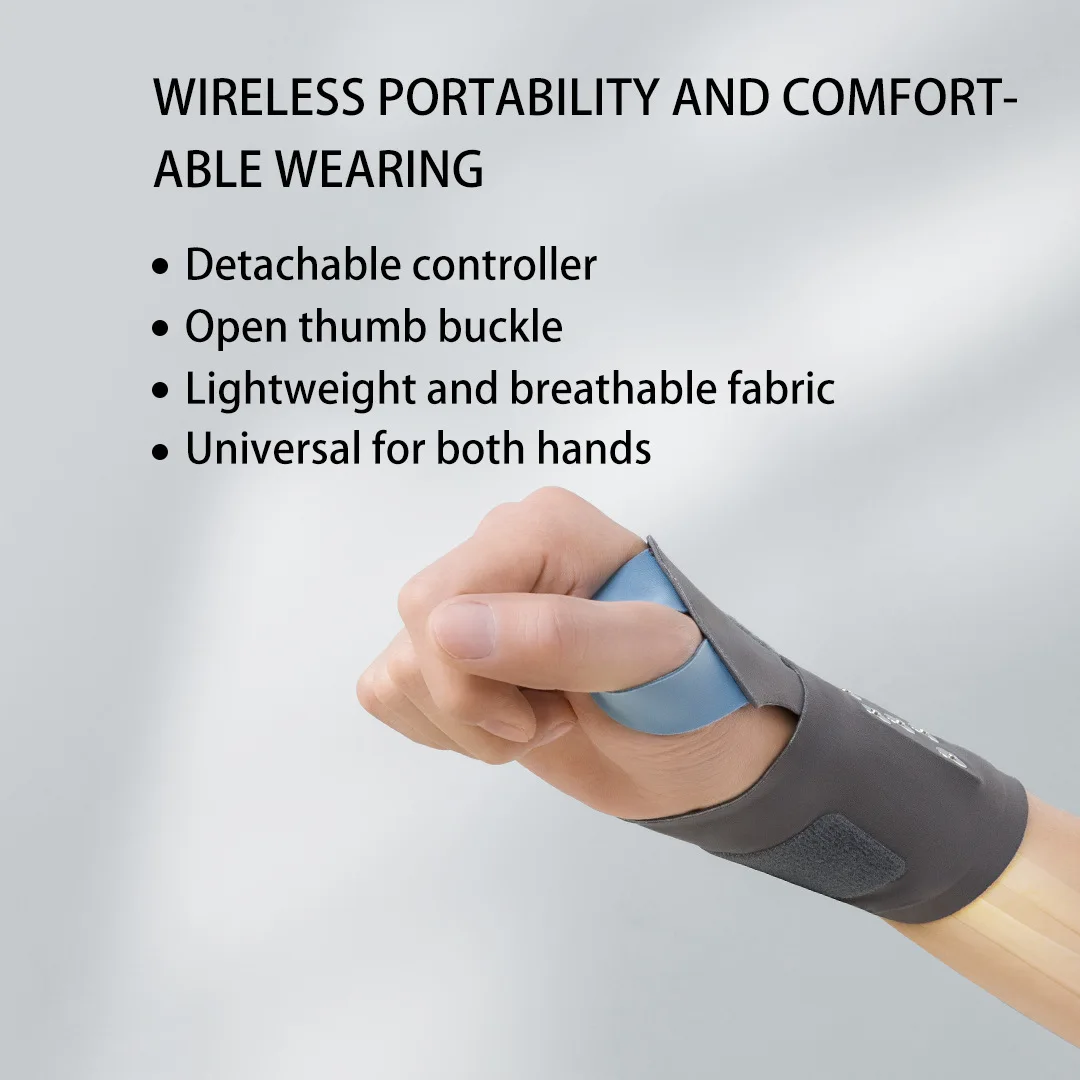 New EMS intelligent tendon sheath hand heating wrist guard hot compress breathable removable hand sprain Massage Brace