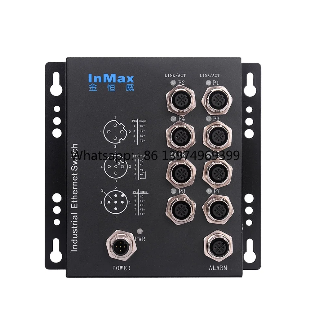 Rohs Gigabit Lan Metro Cctv Car Security System Industrial Ethernet Railway Network PoE Switch