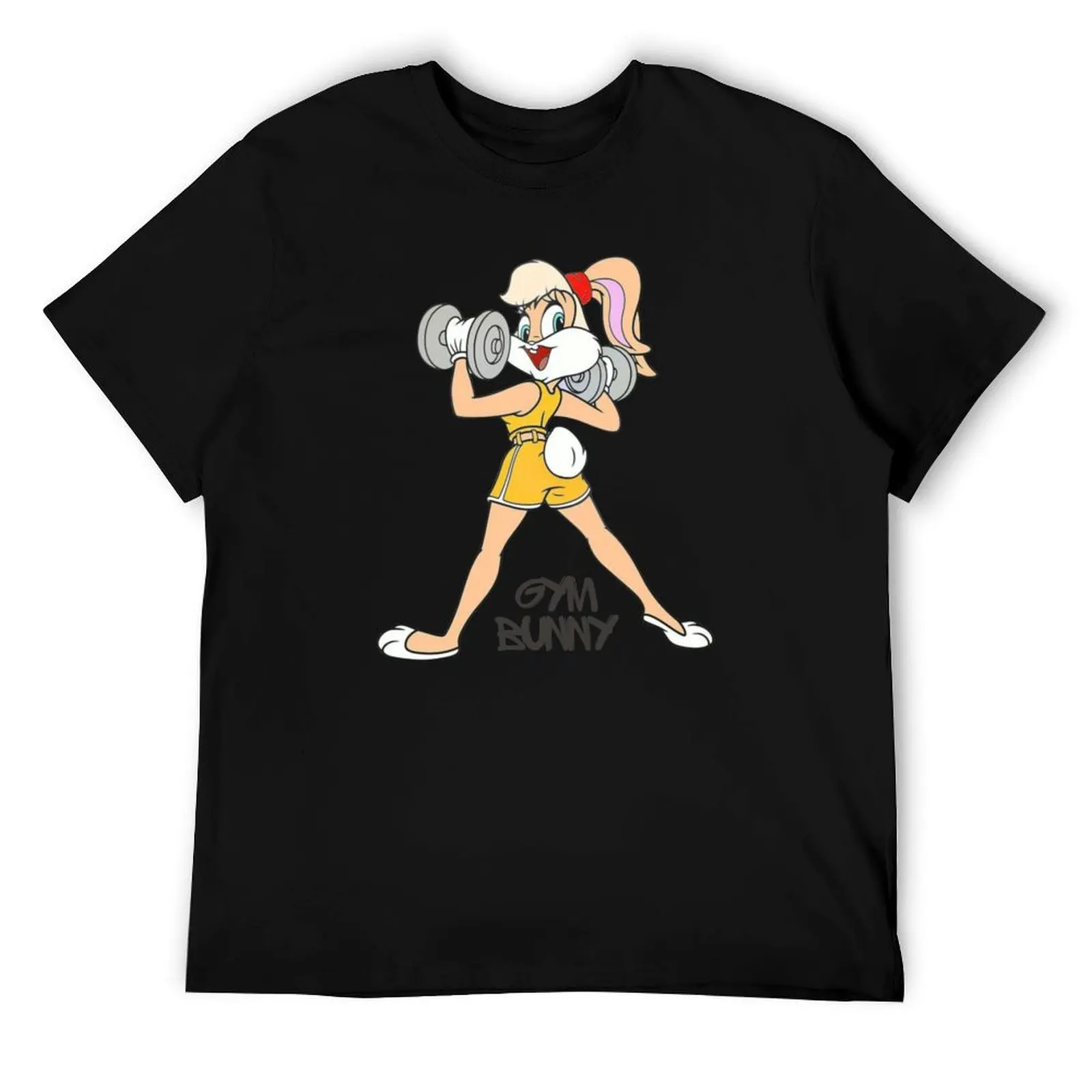 

Gym Bunny-дизайн для любителей тренажерного зала и фитнеса, футболка, мужская простая футболка, футболка