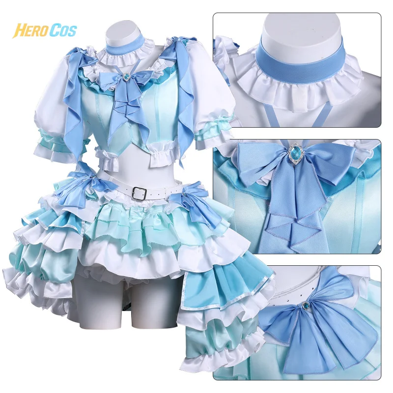 Puella Magi Madoka Magica Miki Sayaka Cosplay Costume For Halloween Christmas Carnival Role Play Comic Con Lolita Dress HERO Cos