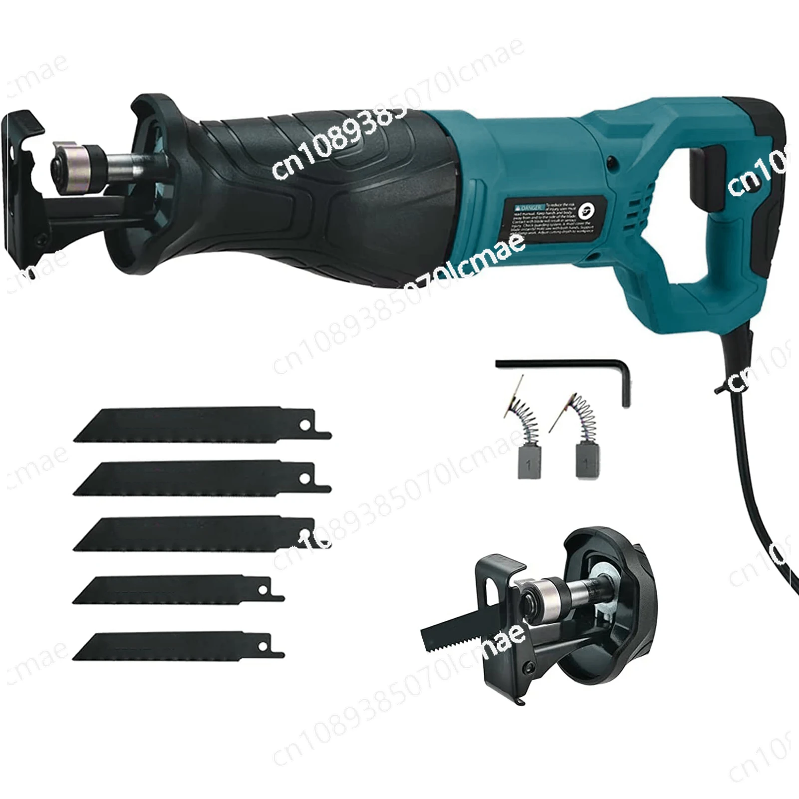 

900W 7.5A Saw 2800SPM No-load Speed Reciprocating Saw Reciprocating Corded Electric Hand Saw for Cutting Wood Metal and PVC