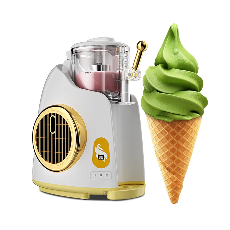 selling household 800ML mini fully automatic 1 flavor soft ice cream machine