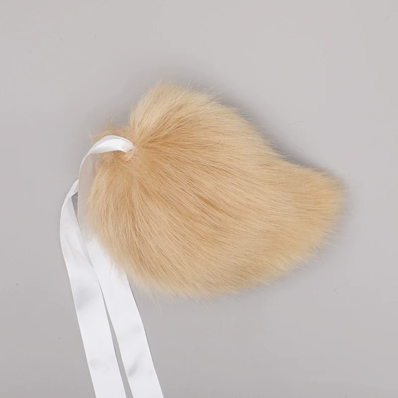 Niedlicher Plüsch-Hasenschwanz für Mädchen, Simulierter Tierschwanz, Hasenschwanz für Frauen, Cosplay-Requisiten und Accessoires – Detail 7