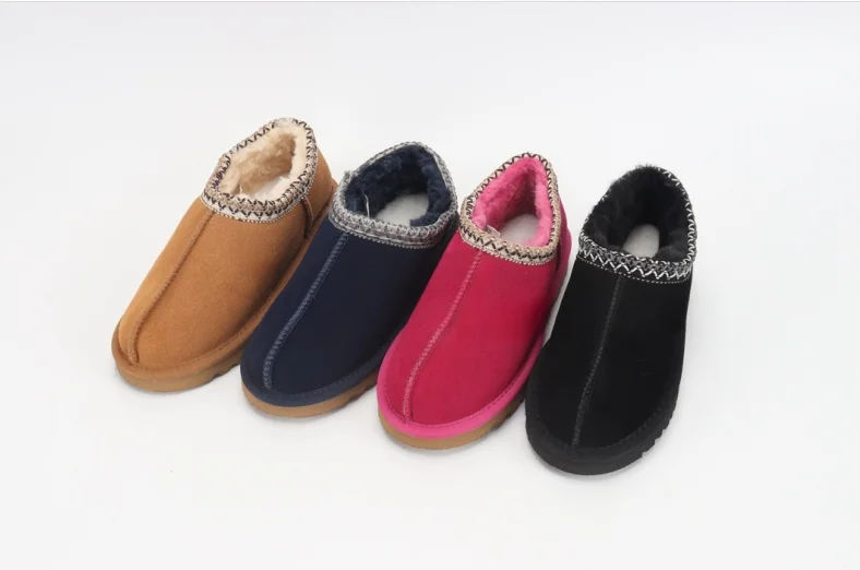 Brand Design SuedeClassic Sheepskin Suede Leather Winter New Exquisite Fashion Non-Slip Lady Outdoor Shoes