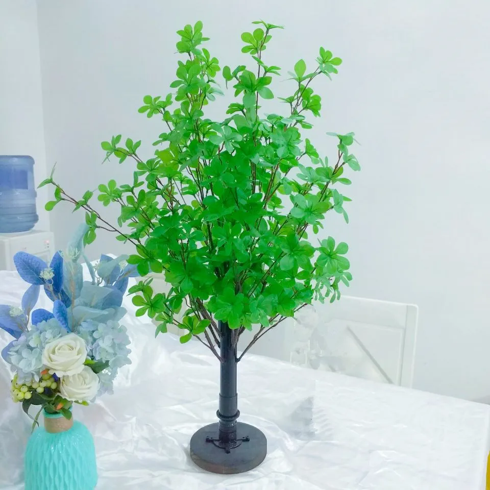 

1PCS Artificial Green Wishing Tree Landscaping Plant Potting For Home Table Ornament Holiday Party Wedding DIY Decoration