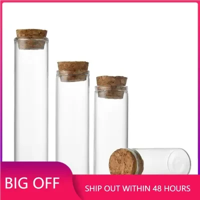 

20Pcs 5/10/15/20ml 22mm Mini Glass Bottles with Cork Stoppers DIY Decoration Vials for Drift Bottle Lovely Wedding Party Favors