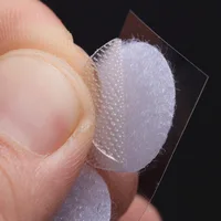 99pairs 10/15/20mm Transparent Sticky Dots Self Adhesive Hook and Loop Fastener Tape Strong Glue Baby Round Coin Tape Sticker 6