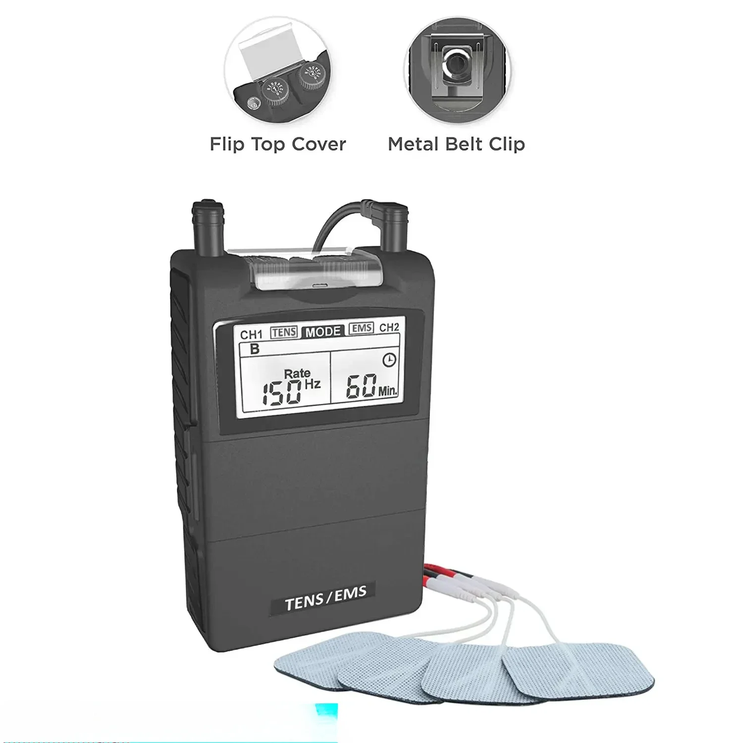 Health care medical TENS Device R-C101F, EMS Unit for stimulation muscles