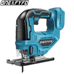 Multifunction Cordless Electric Jig Saw Portable Adjustable Woodworking Power Tools for Makita 18V Battery (No Battery)