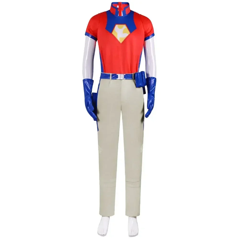 New 2024 Movie Christopher Smith Peacemaker Cosplay Costume Unisex Adult Top Pants Suit Halloween Outfit Uniform Party