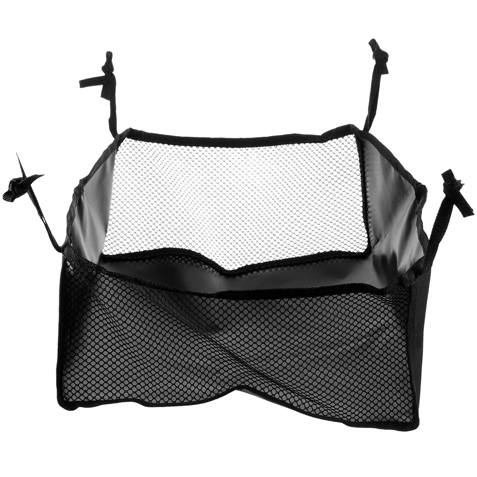 Under Seat Wheelchair Organizer Storage Bag Polyester Oxford Cloth Foldable Large Capacity Storage Mesh Pockets for Walker
