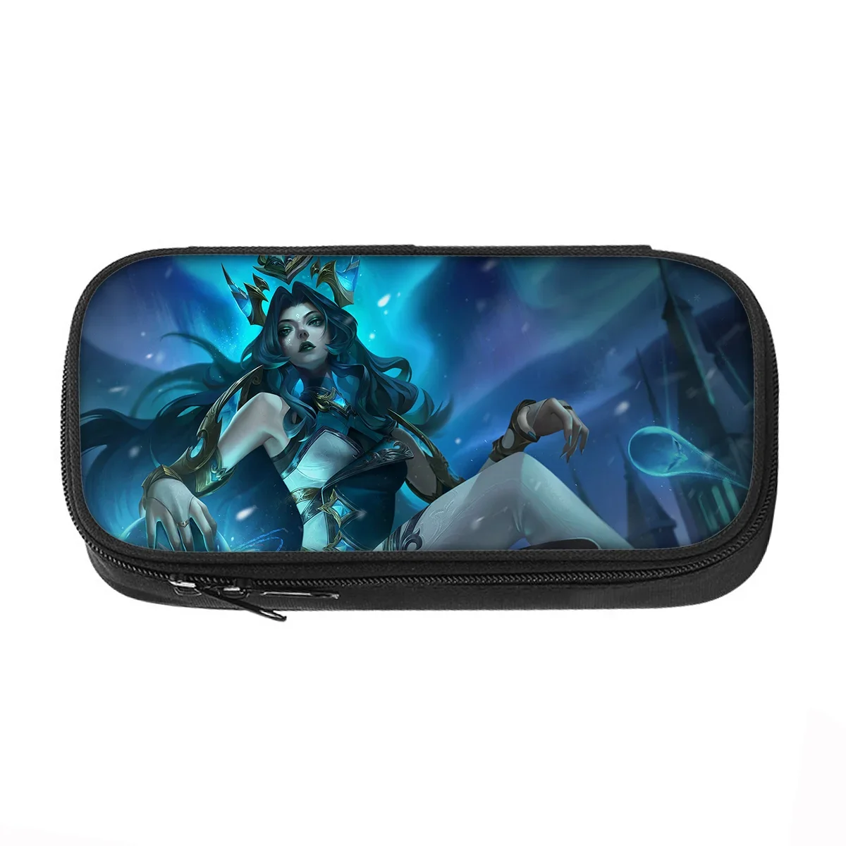 21cm X 10cm League of Legends Syndra Popular Game Peripheral Characters Sexy Customized Stationery Large Capacity Pencil Case