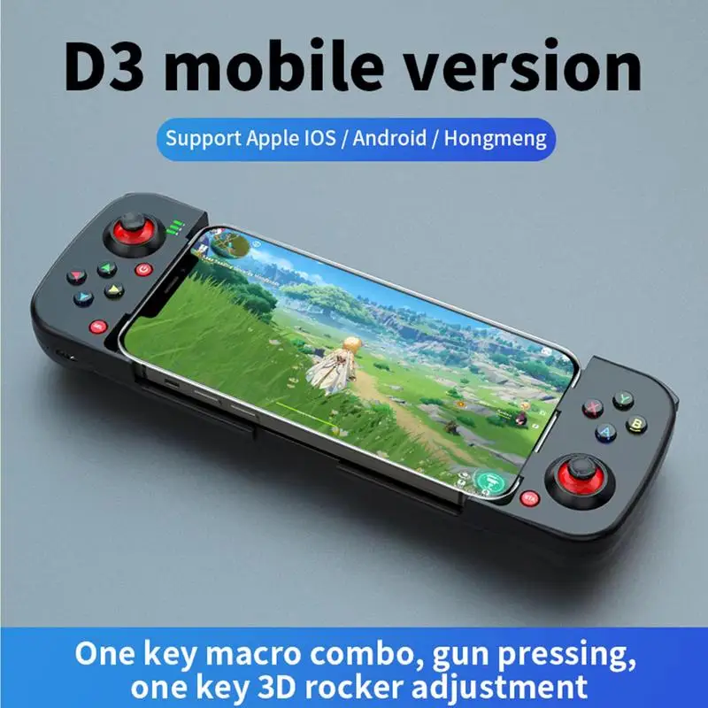 

Wireless BT 5.0 Stretchable Game Controller For Mobile Phone AndroidIOS Gamepad Joystick Eat Chicken Gamepad for PS4Switch PC