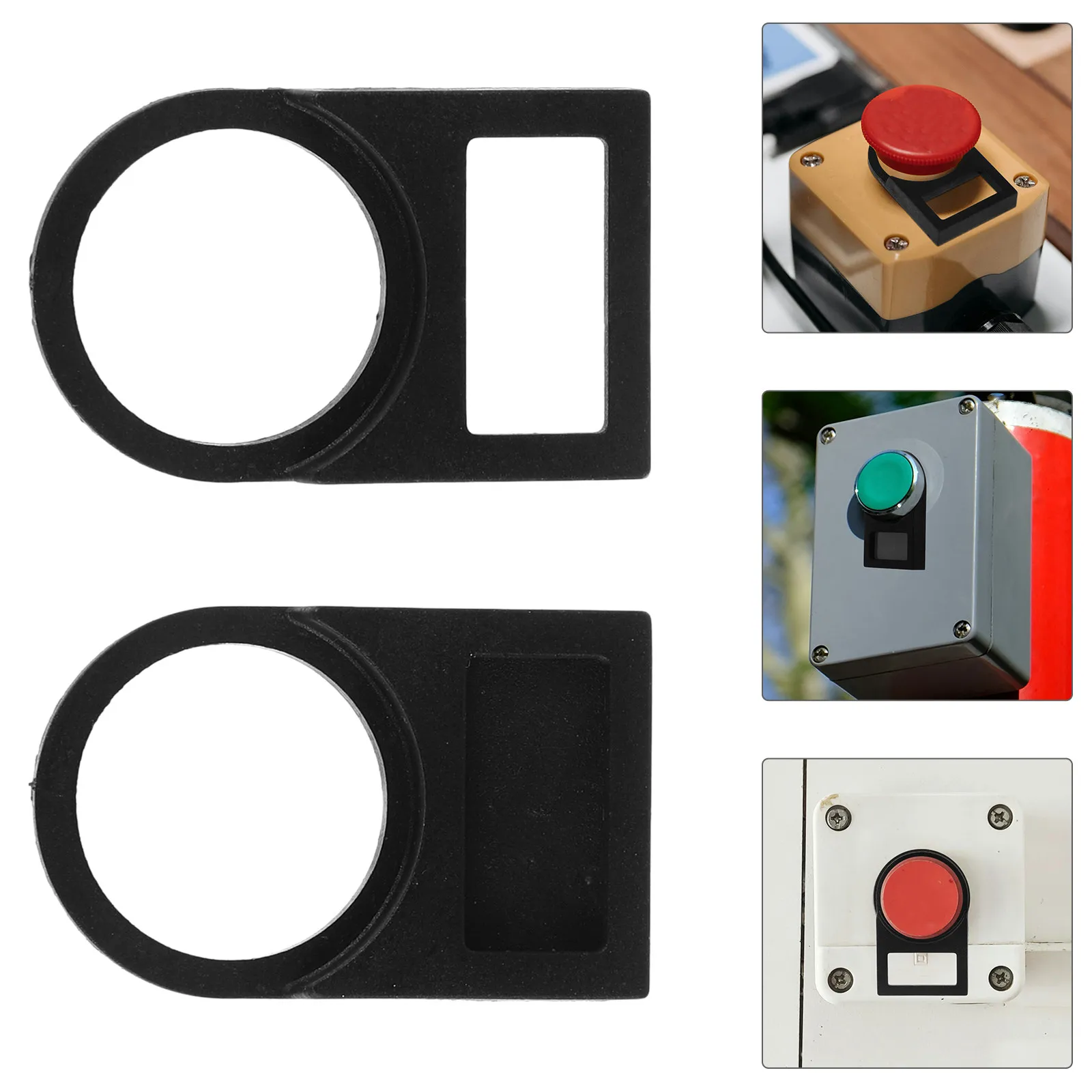 100Sets Push Button Switch Notice Sign Robust Construction Versatile Use in Industrial Commercial Residential Environments