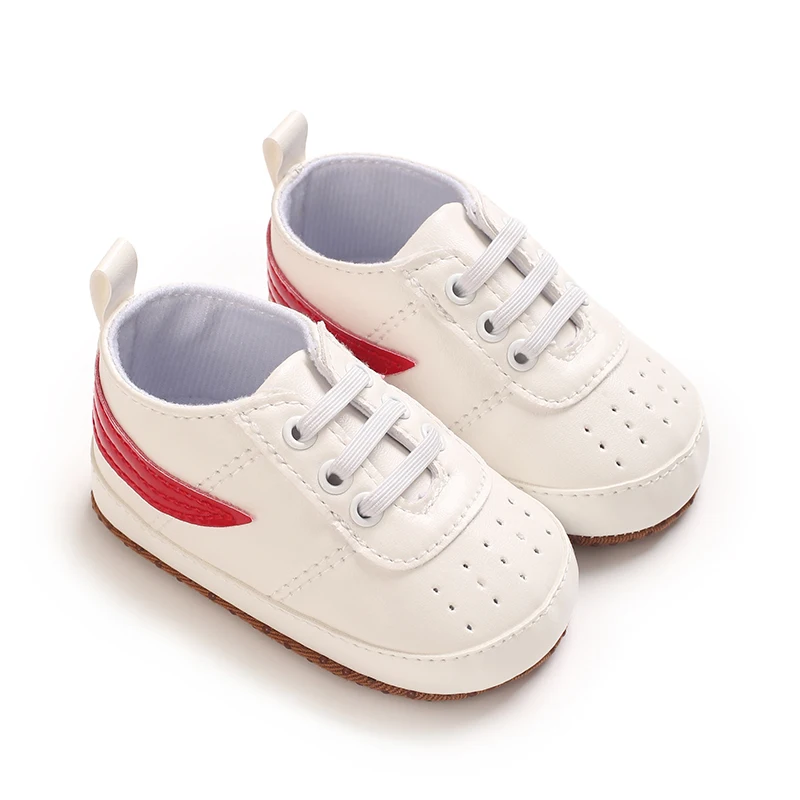 Baby-Sneaker mit weicher Sohle, Neugeborenen-Laufschuhe, rutschfeste PU-Leder-Freizeitschuhe für Kleinkinder von 0-18 Monaten, für Jungen und Mädchen. – Detail 5