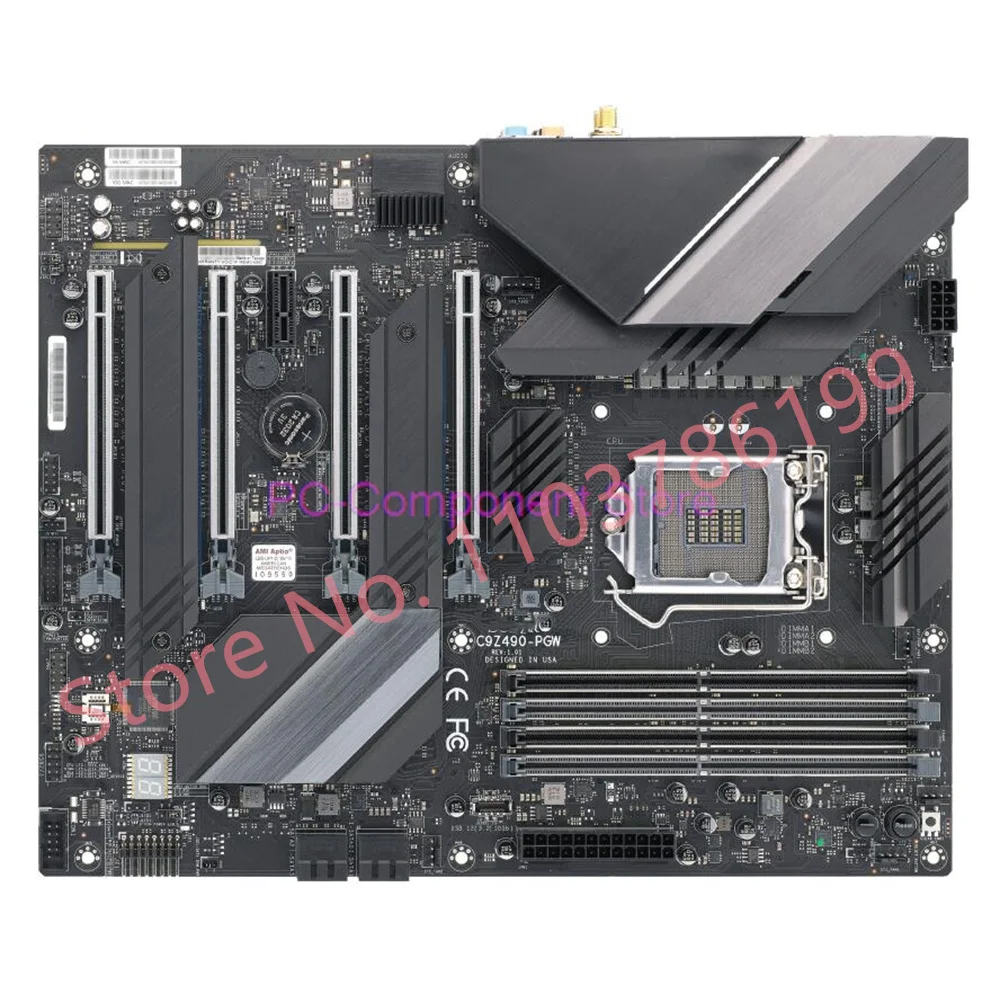 C9Z490-PGW For Supermicro Desktop Overclock WiFi Motherboard 10th Generation Core i9/i7/i5/i3 LGA-1200 DDR4-2933MHz PCI-E3.0 M.2