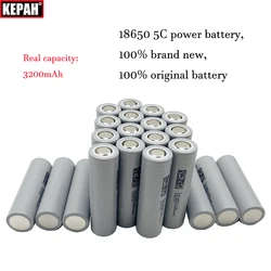 3.7V 3200mAh lithium battery, 100% Brand new original 5C power battery，Real capacity，18650 Capacity measuring，Assemblable cell