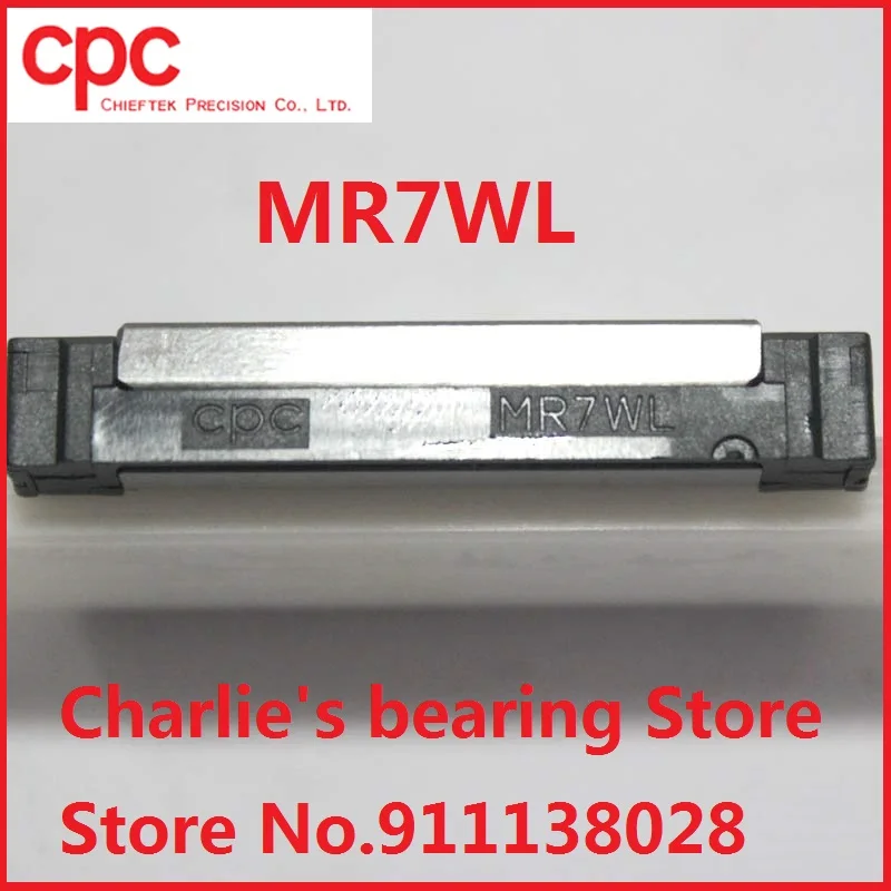 1pc 100% brand new taiwan original genuine CPC miniature linear guide block MR7WL