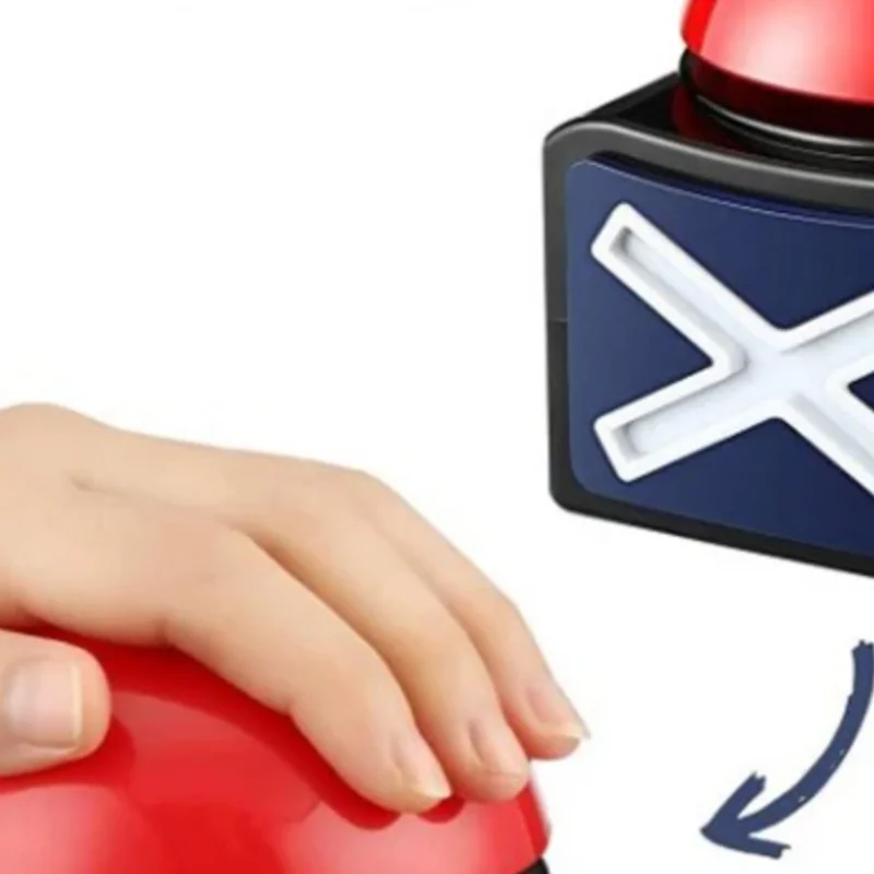 2023 New Game Answer Buzzer Alarm Button With Sound Light Trivia Quiz Got Talent Buzzer