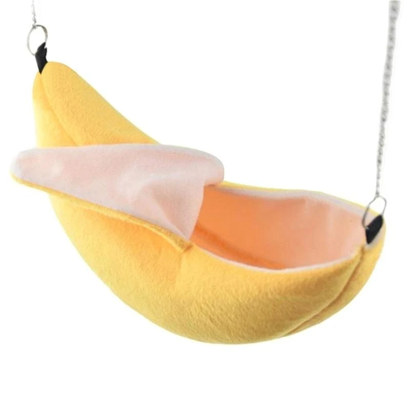 Small Animal Hammock Hamster Warm Cozy Bed Banana Nest for Sugar Glider Ferret view 5