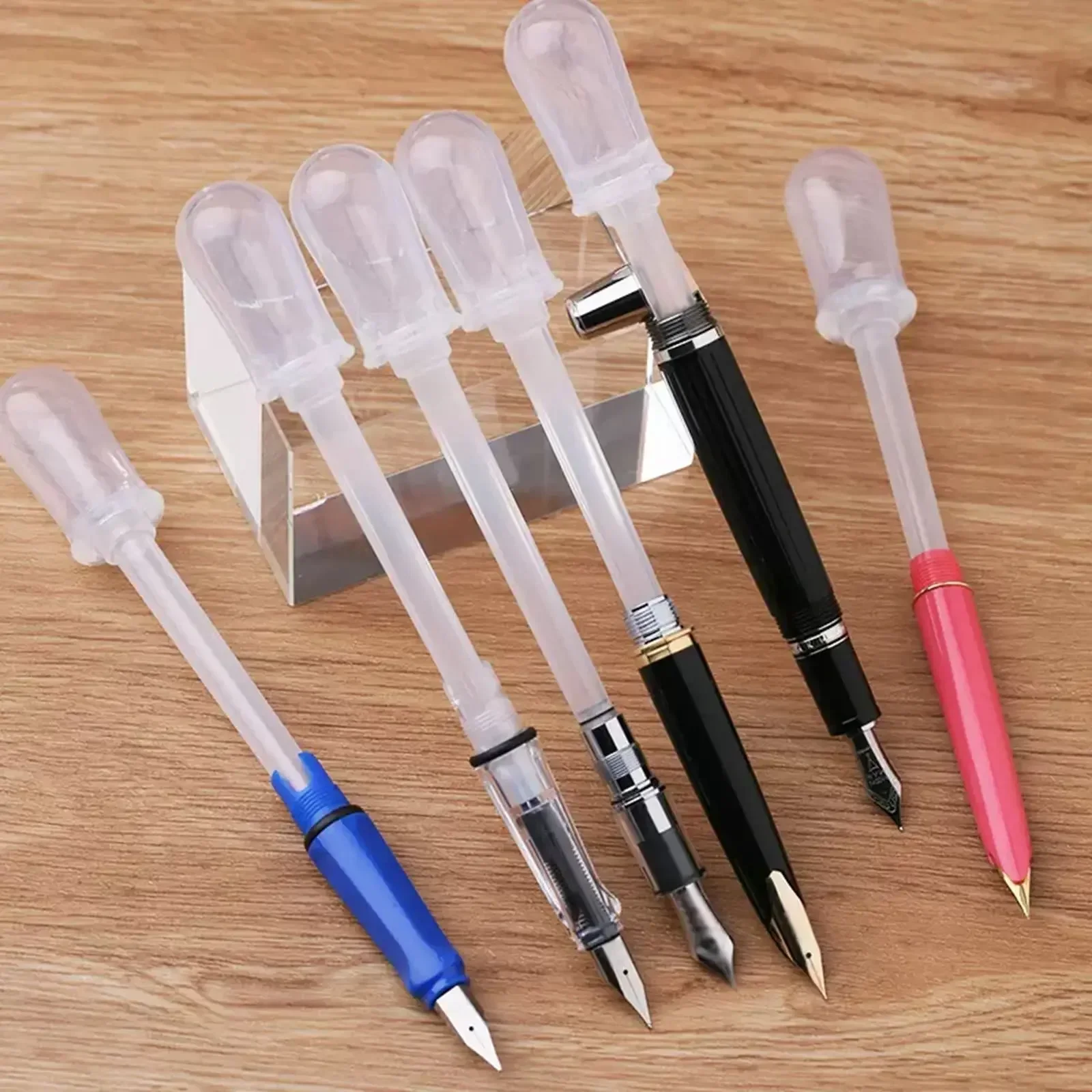 Pen washer for majohn pens clean fountain pen nibs dropper ink absorber ink cartridge for multi brand pens cleaning