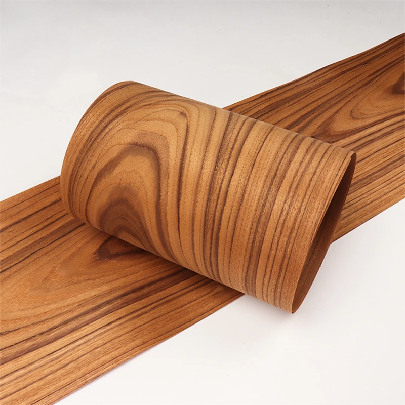 

Natural Wood Veneer Teak for Furniture about 20cm x 2.5m 0.2mm C/C