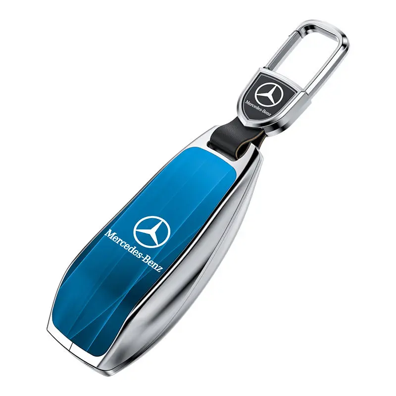 Suitable for 24 models of Mercedes Benz new E-Class C-Class C200L keychains GLC260/E300L package S450 keychain shell EQS MX