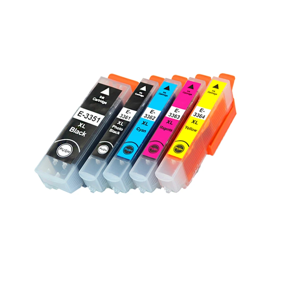 10PK 33XL For Epson 33XL Ink Cartridge T3351 For Epson XP-530 XP-630 XP-635 XP-830 XP-540 XP-640 XP-645 XP-900 XP-7100 Printer